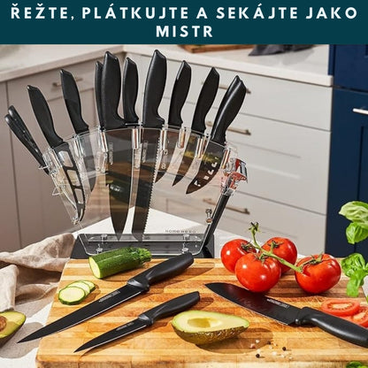 🔪 Profesionální nože se samoostřícími čepelemi – sada na celý život