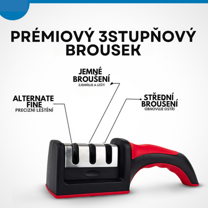 Nože Tramontina 3v1 s brouskem + prkénko ZDARMA