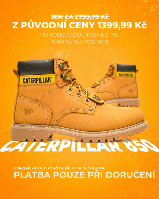 BOTY CATERPILLAR 850: SÍLA A STYL NA KAŽDÉM TERÉNU